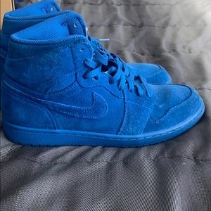 Jordan 1 blue suede